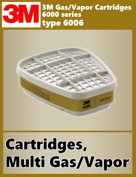 3M Multiple Gas Cartridge Type 6006